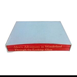 Folio Society Alice Wonderland & Looking Glass 1961 1962 1990 Print Set Slipcase
